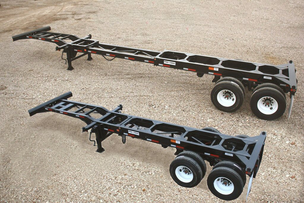 20'-40' 6-Pin Tandem Axle Intermodal Chassis